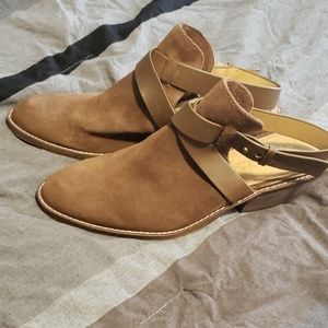 Splendid open back mules size 8